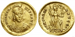 Empire romain, solidus, 393-423, Constantinople