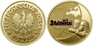 Pologne, 200 zloty, 2000, Varsovie