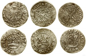 Śląsk, lot 3 x półgrosz miejski, 1521, 2 x 1526, Świdnica