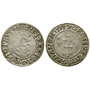 Polsko, penny, 1539, Gdaňsk