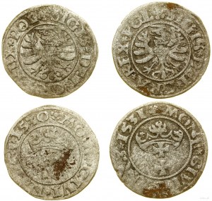 Poľsko, lot 2 x šiling, 1530, 1531, Gdansk
