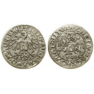 Polsko, půlpenny, 1549, Vilnius