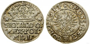 Poľsko, penny, 1614, Krakov