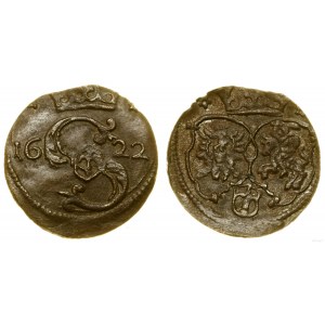 Pologne, denier, 1622, Cracovie