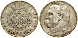 Pologne, 10 zloty, 1935, Varsovie