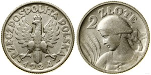 Pologne, 2 zlotys, 1924, Paris
