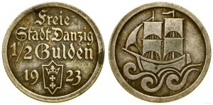 Polsko, 1/2 gulden, 1923, Utrecht