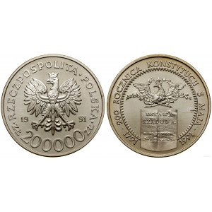 Polen, 200.000 PLN, 1991, Warschau