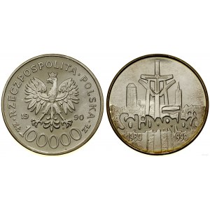 Polonia, 100.000 PLN, 1990, Varsavia