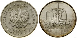 Pologne, 100.000 PLN, 1990, Varsovie