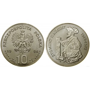 FALSE, 10 gold, 1996, Warsaw, ZYGMUNT AUGUST