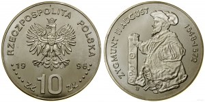 FAŁSZERSTWO, 10 złotych, 1996, Warszawa, ZYGMUNT AUGUST