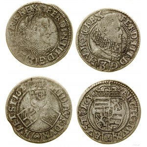 Śląsk, zestaw: 2 x 3 krajcary, 1627-1630