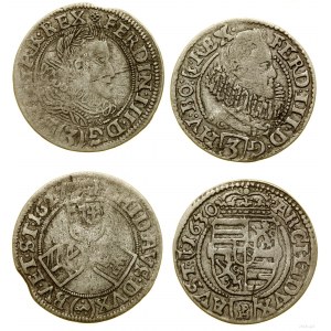 Silesia, set: 2 x 3 krajcars, 1627-1630
