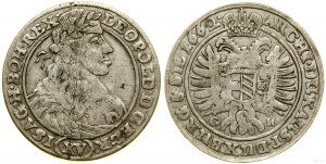 Slezsko, 15 krajcars, 1662 GH, Wrocław