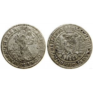 Śląsk, 15 krajcarów, 1663 GH, Wrocław