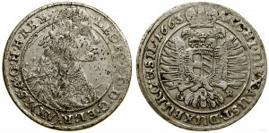 Slesia, 15 krajcars, 1663 GH, Wrocław