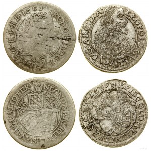 Autriche, ensemble : 2 x 3 krajcars, 1603-1659
