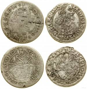 Austria, set: 2 x 3 krajcars, 1603-1659