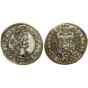 Rakúsko, 3 krajcars, 1665 SH, Graz