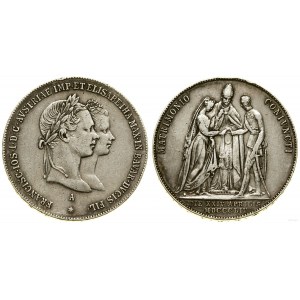 Austria, 1 fiorino nuziale, 1854 A, Vienna