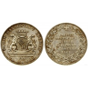 Allemagne, thaler, 1865 B, Hanovre