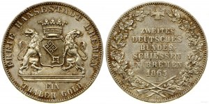 Germany, thaler, 1865 B, Hannover