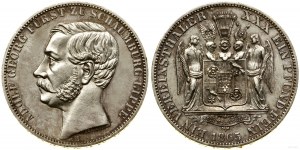 Allemagne, thaler, 1865 B, Hanovre