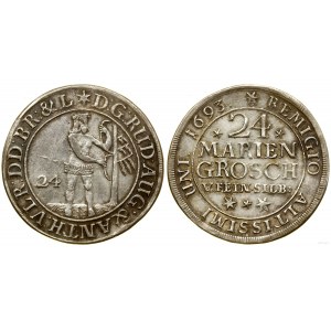 Germany, 24 Marian pennies, 1693, Zellerfeld