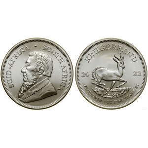 Republika Południowej Afryki, 1 krugerrand, 2022, Pretoria