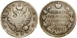 Russia, ruble, 1824 СПБ ПД, St. Petersburg