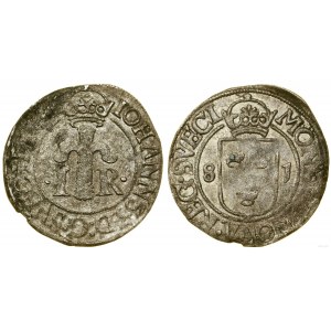 Szwecja, 1/2 öre, 1581, Sztokholm