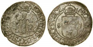 Szwecja, 1/2 öre, 1581, Sztokholm