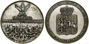 Polska, 150. rocznica powstania listopadowego, 1980, Warszawa