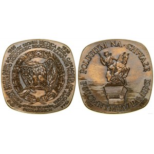 Polska, medal - cegiełka, 1982