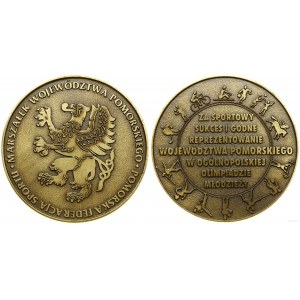 Polonia, medaglia premio del Voivodato della Pomerania