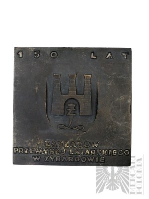 People's Republic of Poland, 1978 Medal 150 Years of the Linen Industry Plants in Zyrardow 1829-1979 - Design by Ewa Olszewska-Borys