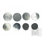 Sbírka medailí a kopií sběratelských mincí - 600 let bitvy u Grunwaldu, kopie denáru 5 Groszy (cca 1930), kopie denáru Boleslava Chrobrého a další