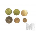 Collezione di medaglie e copie di monete da collezione - 600 anni della battaglia di Grunwald, copia di 5 Groszy (ca. 1930), copia del denario di Bolesław Chrobry e altri
