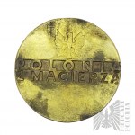 PRL, Warsaw, 1970. - Warsaw Mint Medal, Polonia With the Motherland - Design by Maciej Szańkowski - Original Box with Imprint.