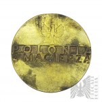 PRL, Varsavia, 1970. - Medaglia della Zecca di Varsavia, Polonia Z Macierzą - Disegno di Maciej Szańkowski - Scatola originale con il premio