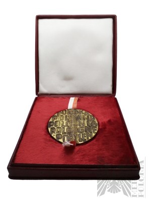 PRL, Warsaw, 1970. - Warsaw Mint Medal, Polonia With Motherland - Design by Maciej Szańkowski - Original Box.