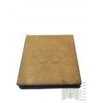 PRL - Medaglia per i servizi resi al Comitato Olimpico Polacco, scatola originale