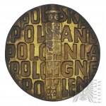 PRL, Varšava, 1970. - Medaile Varšavské mincovny, Polonia Z Macierzą - návrh Maciej Szańkowski - originální krabička