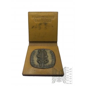 People's Republic of Poland, Warsaw, 1972. - Warsaw Mint medal, Olympic Games / Polish Olympic Fund - Design by Jerzy Jarnuszkiewicz - Original Box.