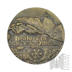 Poľská ľudová republika, 1989. - Medaila 2. poľské zimné hry Zakopane '89, originálna krabica