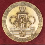 PRL, 1985 r. - Medal IX Światowy Sejmik Działaczy Polonijnych PKOL Częstochowa 1985 - Oryginalne Opakowanie