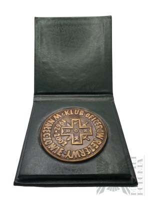 Polsko, 2002. - Pamětní medaile Klubu důstojníků v záloze v Nałęczowě KOR-LOK 1962-2002