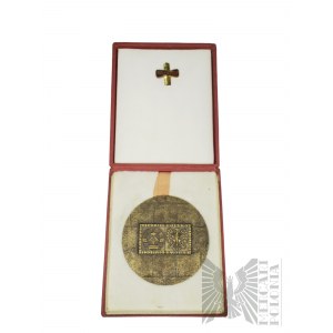 Volksrepublik Polen, 1972 - Medaille Polnische Volksrepublik Deutsche Demokratische Republik DDR - PRL Freundschaft - Przyjaźń + pin Berlin 14.V.1972