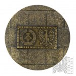 Volksrepublik Polen, 1972 - Medaille Polnische Volksrepublik Deutsche Demokratische Republik DDR - PRL Freundschaft - Przyjaźń + pin Berlin 14.V.1972